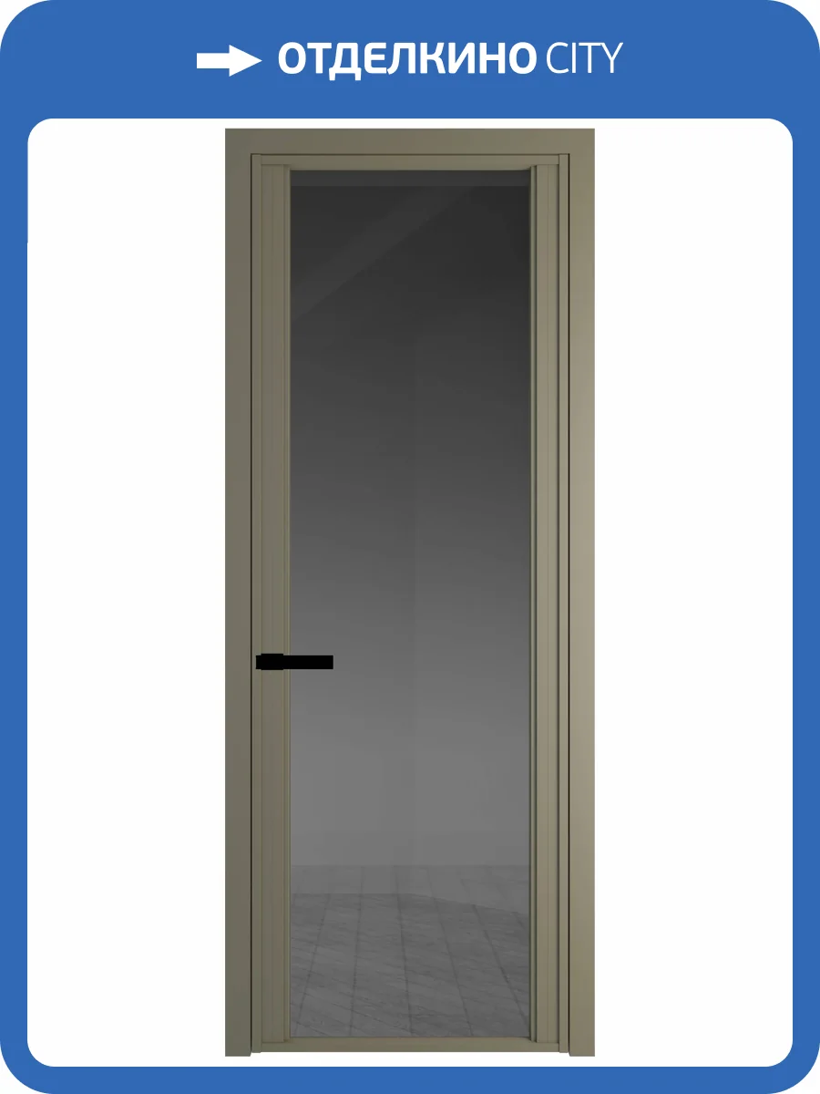 Межкомнатная дверь Profil Doors 2 AGP цвет профиля Шампань, стекло безопасное 6 мм тонированное 700x2000 фото 2