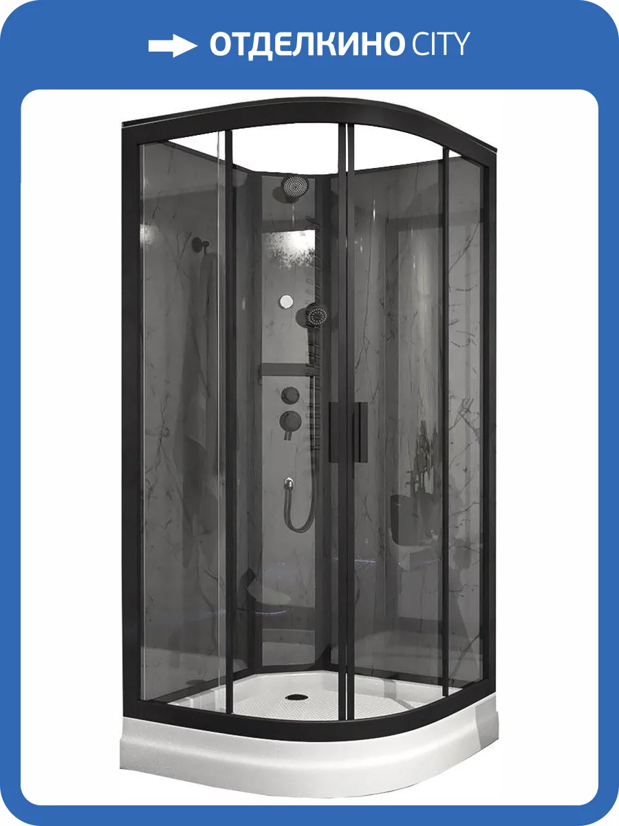 Душевая кабина Timo Premium Ilma-909 B Black фото 2
