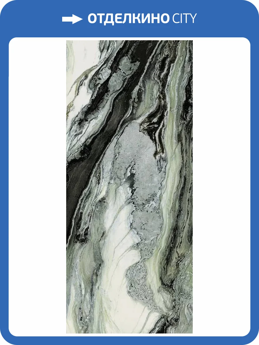 Керамогранит Italon Авангард 600180000061 Эксклюзив Грин Люкс 128x278 фото 6