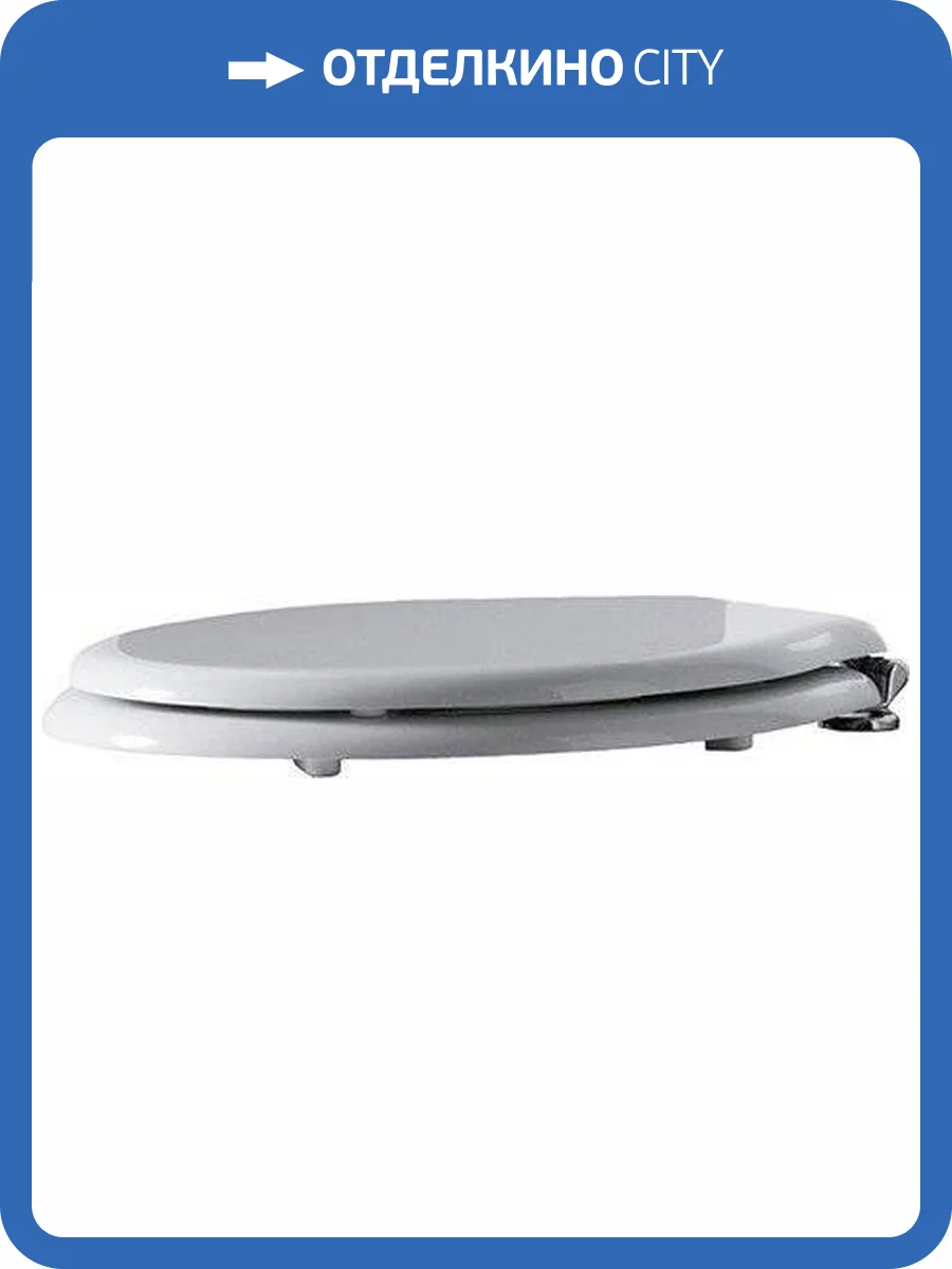 Крышка-сиденье Simas Londra LO002 белая, петли хром фото 5