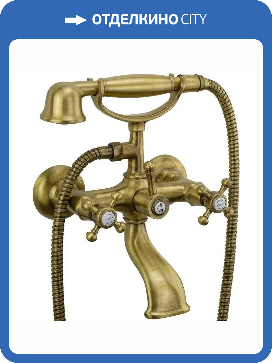 Смеситель для ванны Migliore Lady 18810 бронза фото 3