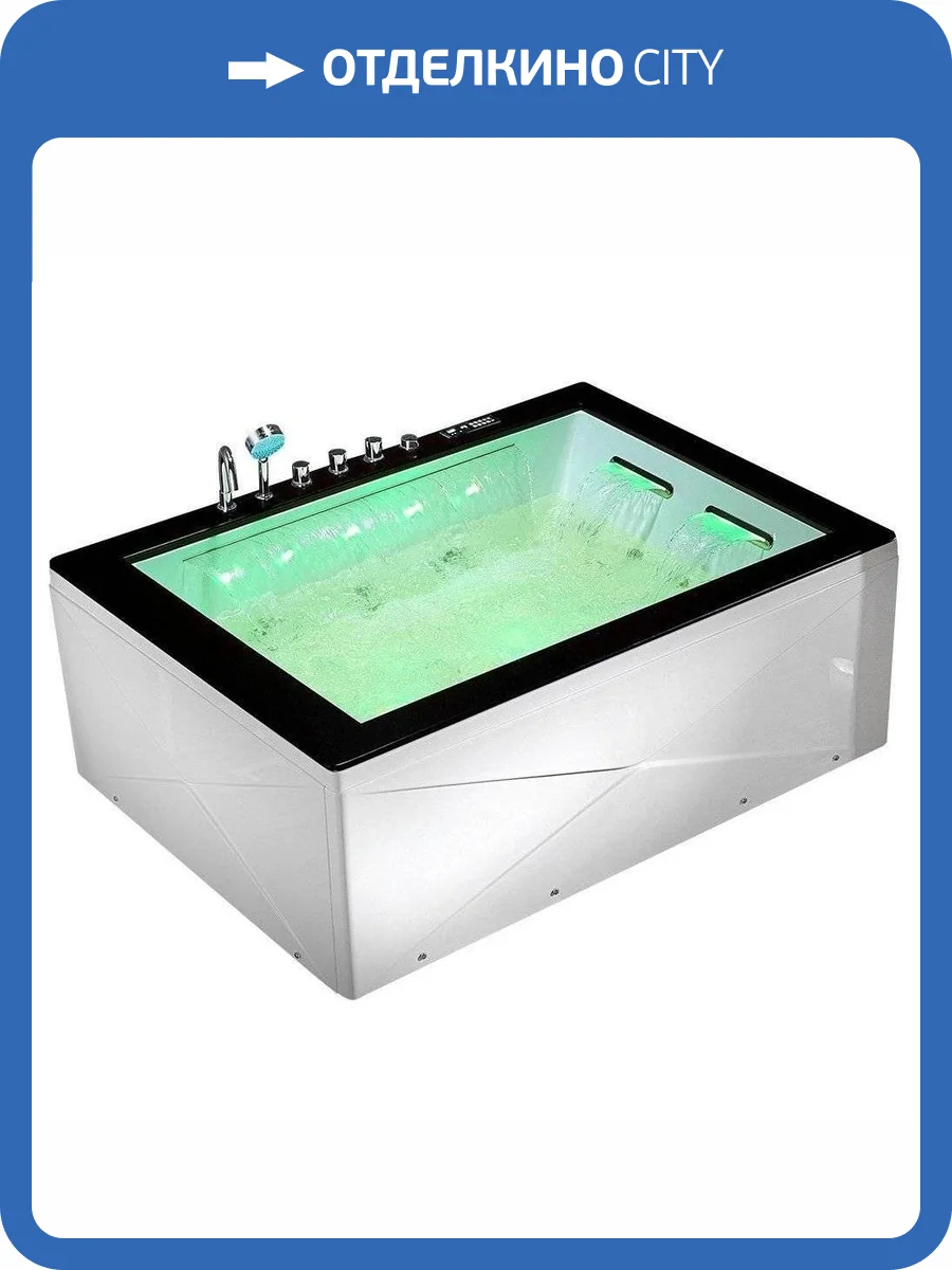 Акриловая ванна Gemy G9259 180x130 фото 6