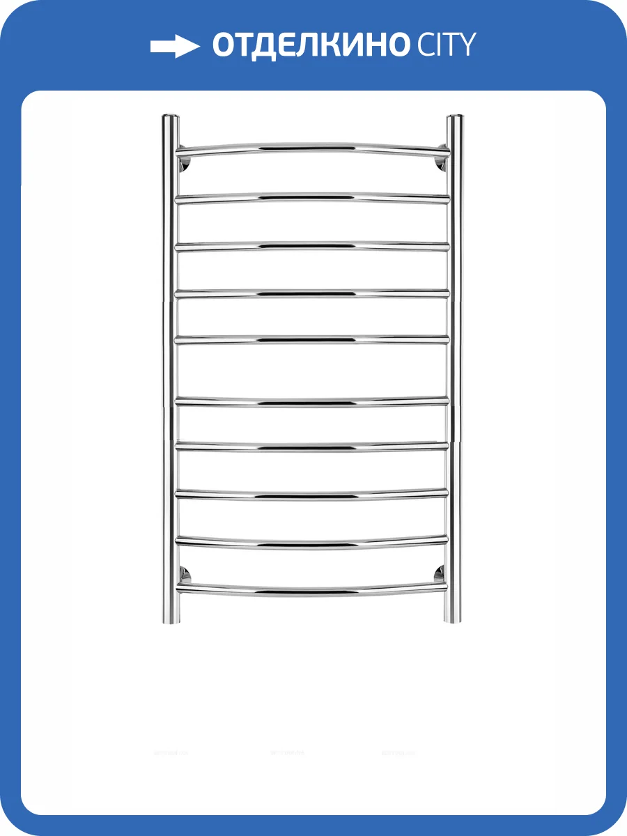 Полотенцесушитель водяной Secado Милан 4603777445058 4 80x60, хром, с комплектом подключения фото 3