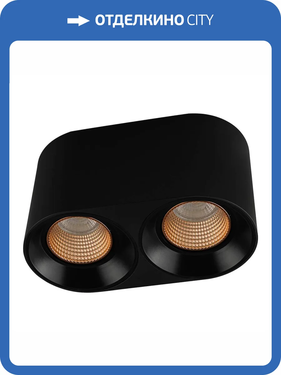 Накладной светильник Denkirs DK3096-BK+BR фото 2