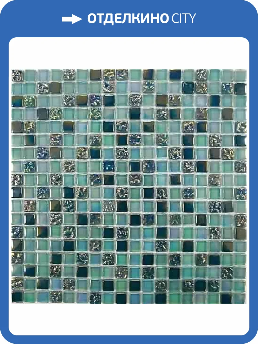 Мозаика Bonaparte Sea Drops (1.5x1.5) 30x30 фото 2