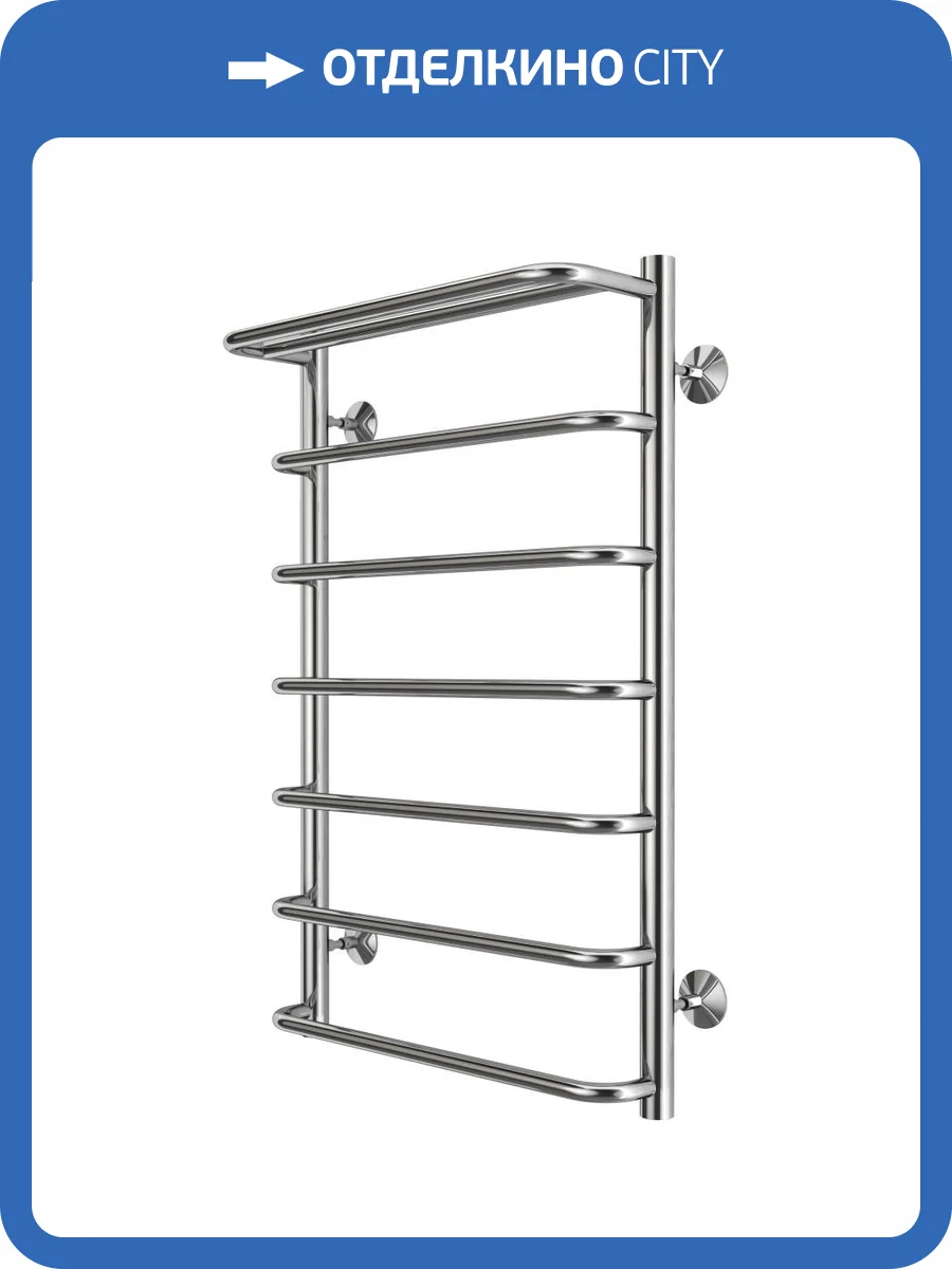 Полотенцесушитель водяной Larusso Стандарт П7 4670078535313 500x800 хром фото 4