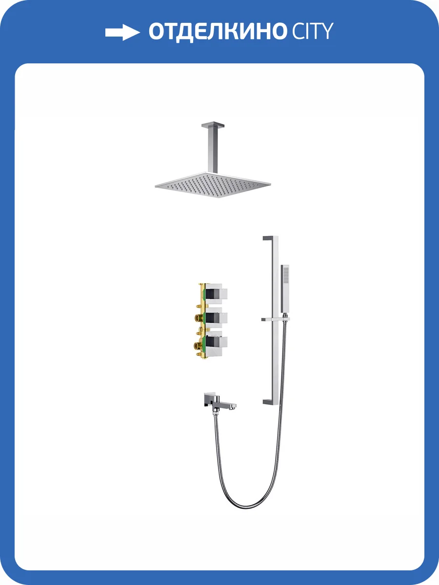 Душевая система Timo Selene SX-2239/00SM хром, с термостатом фото 5