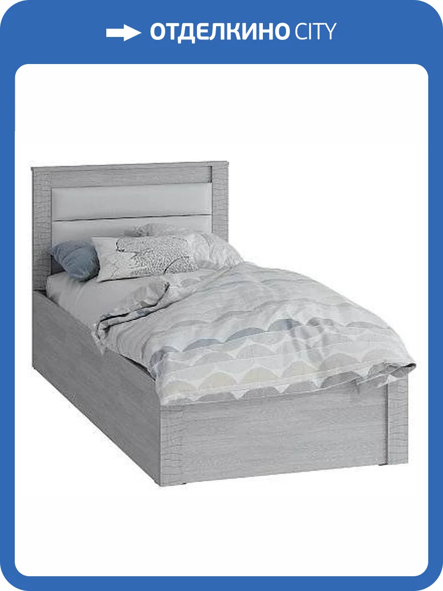 Кровать БТС МЕБЕЛЬ Монако КР-17 Н001163 с реечным настилом 90x200 фото 3