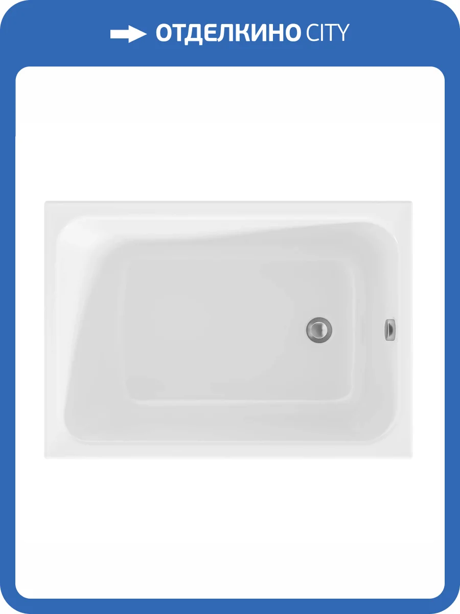 Акриловая ванна Marka One Lett 100x70 с каркасом фото 8