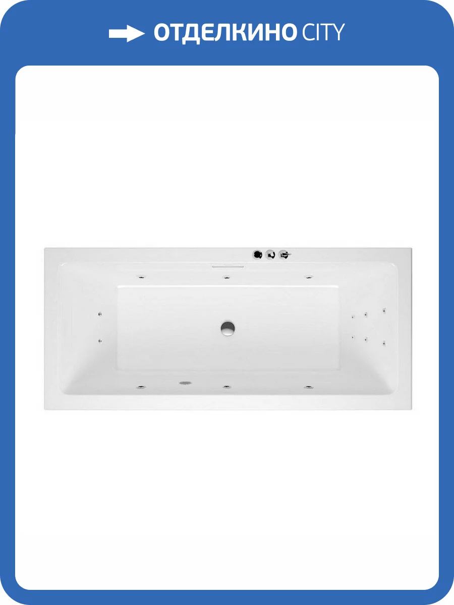 Акриловая ванна Excellent Heaven Slim SMART WAEX.HEV17S.SMART.CR 170x75 хром фото 4