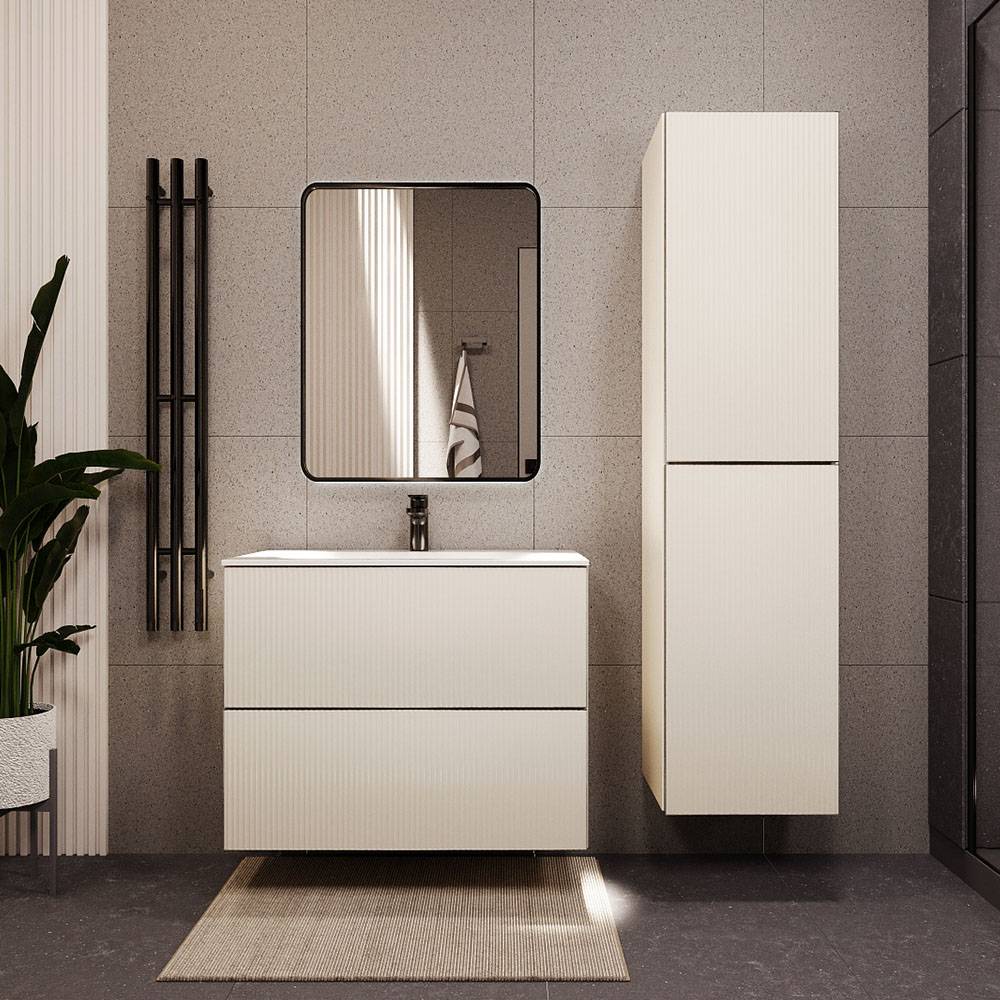 Тумба с раковиной Terminus Euromix EUR10802900101OSL айвори, 80x62 фото 2