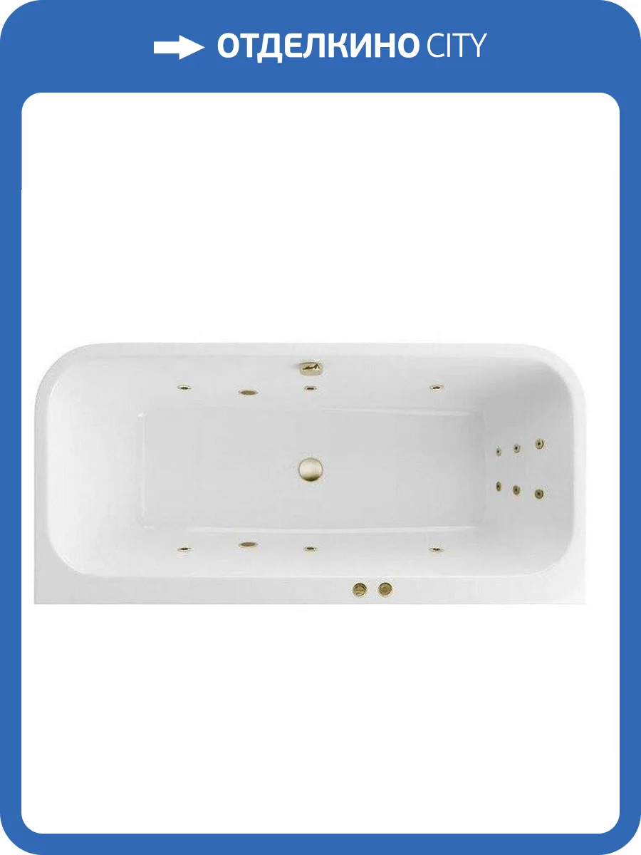 Акриловая ванна Excellent Arana LINE WAEX.ARA18.LINE.BR 180x85 бронза фото 4