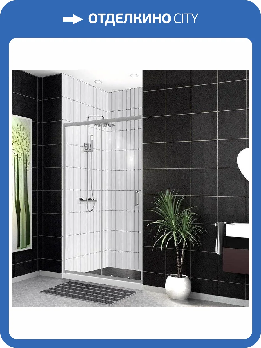 Душевая дверь BelBagno Uno BF-1-140-C-Cr фото 6