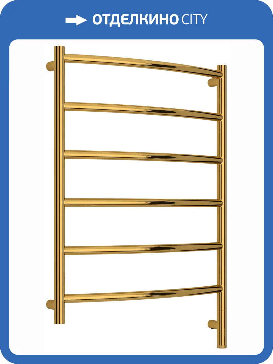 Полотенцесушитель электрический Сунержа Галант 3.1 03-6001-8060 Золото, 80x60 фото 5