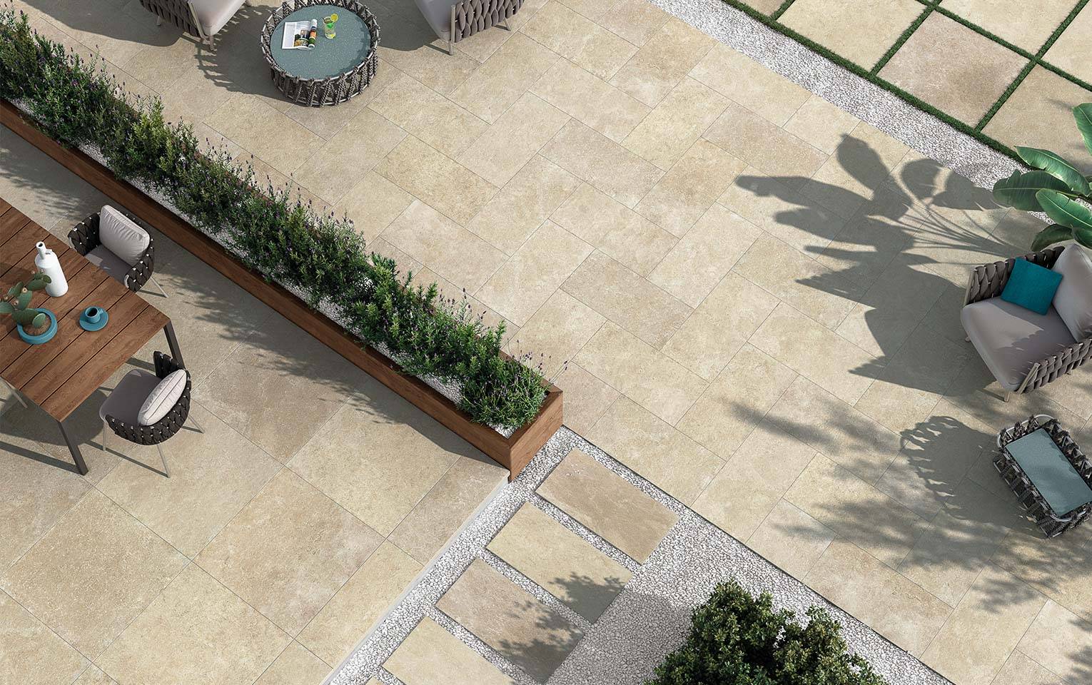 Керамогранит Cerdomus Pietra Di Ostuni 79487 Avorio 40x40 фото 9