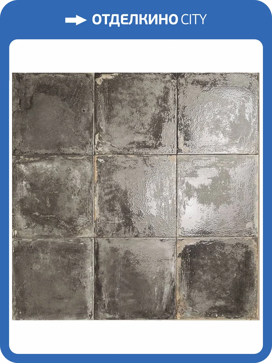 Керамическая плитка Mainzu Ricordi Venezziani PT02992 Nero 20x20 фото 2