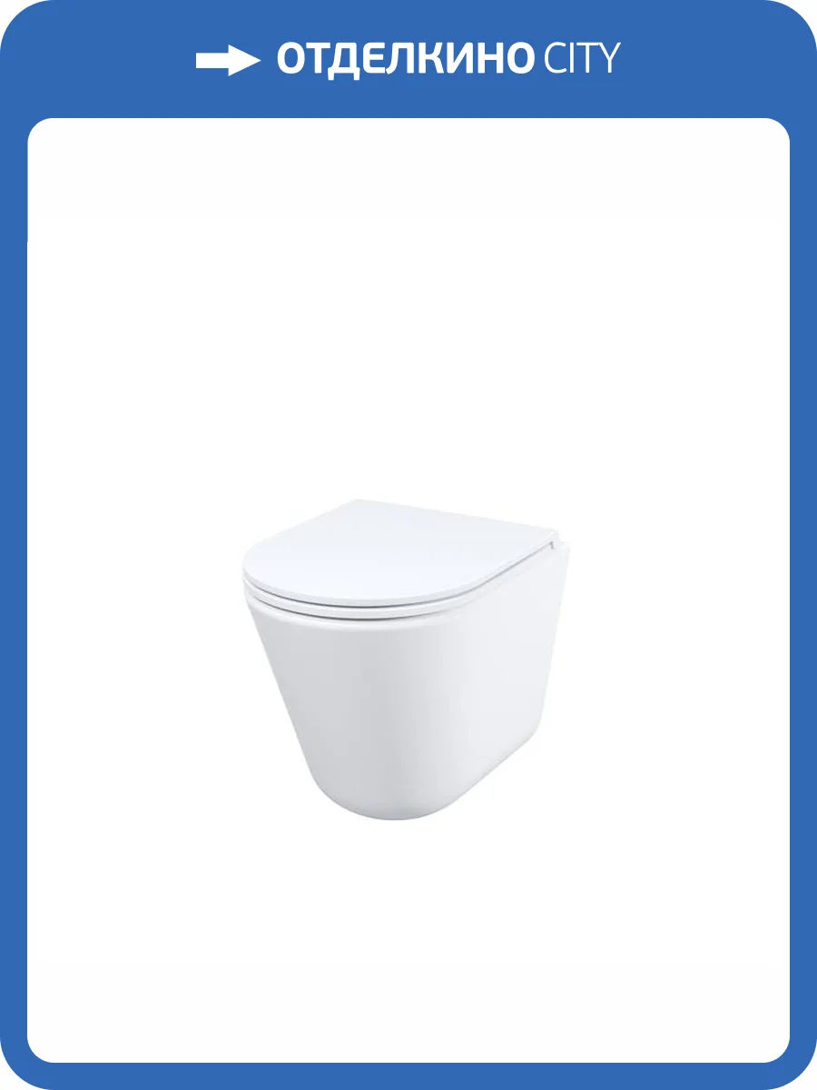 Унитаз подвесной Iddis Ray RAYRDSEi25 безободковый, с крышкой-сиденьем микролифт фото 7