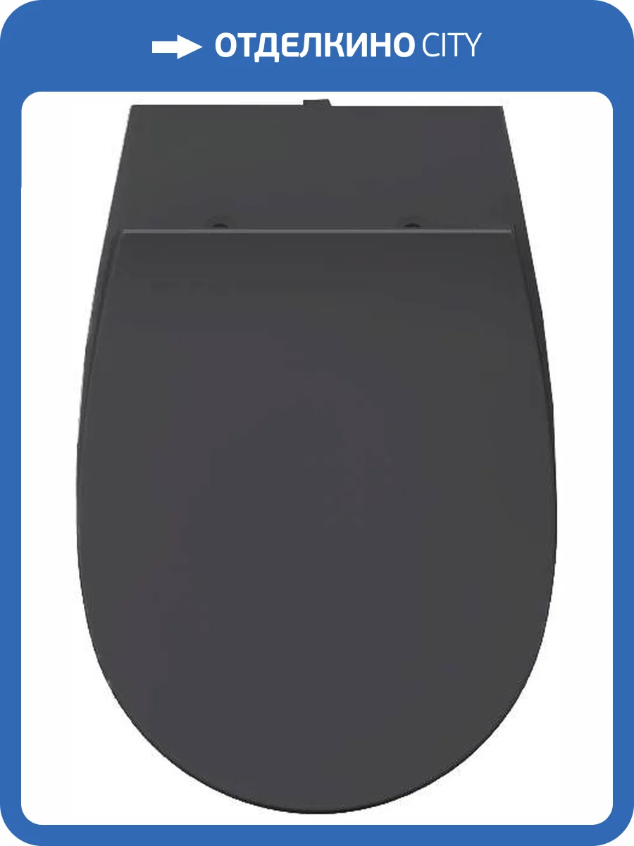 Крышка-сиденье Isvea Sentimenti Neo 40D80522I-S с микролифтом, антрацит матовый фото 5