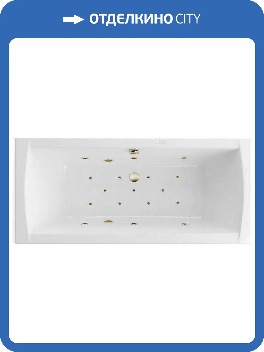 Акриловая ванна Excellent Aquaria Lux RELAX WAEX.AQU18.RELAX.BR 180x80 бронза фото 4