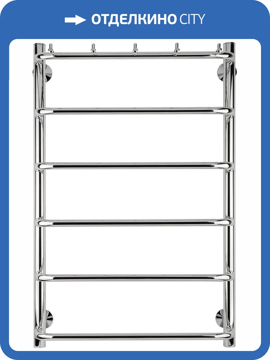 Полотенцесушитель электрический Secado Мерида 1 К 80х50, хром L фото 4