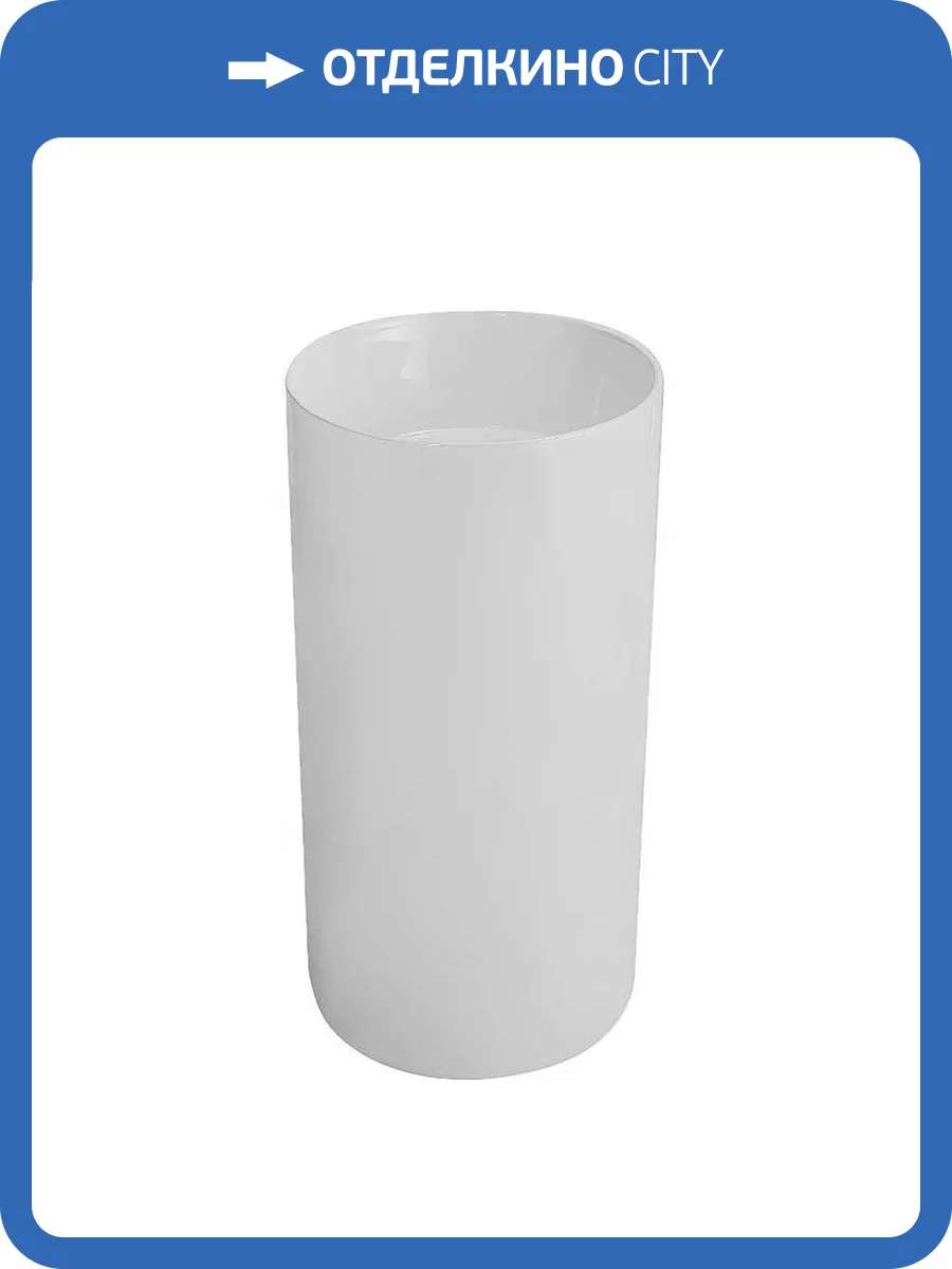 Раковина SantiLine SL-4014 45 см, белая глянцевая фото 6