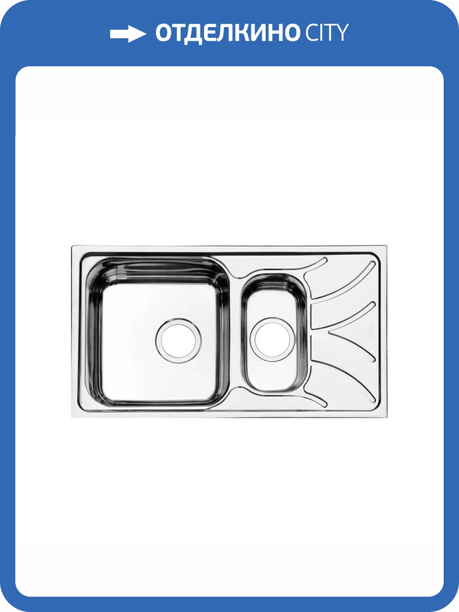 Мойка кухонная Iddis Arro ARR78S1i77 78x44 хром фото 5
