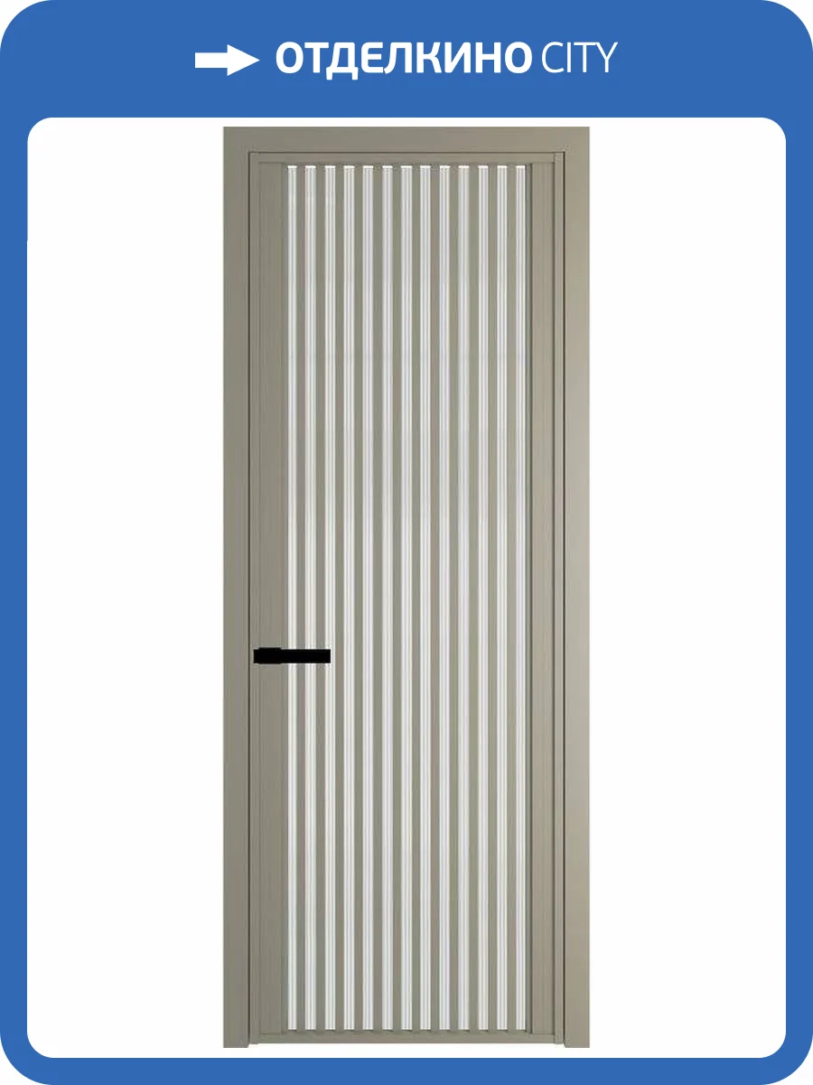 Межкомнатная дверь Profil Doors 3 AGP цвет профиля Никель матовый, стекло безопасное 6 мм мору осветленное 800x2000 фото 2