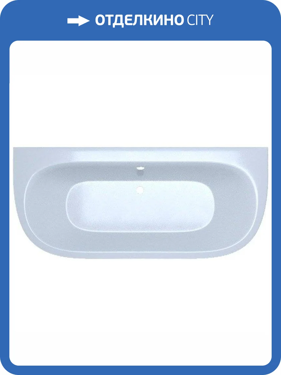 Ванна из искусственного камня Фэма Монро 170x70 на подиуме фото 7