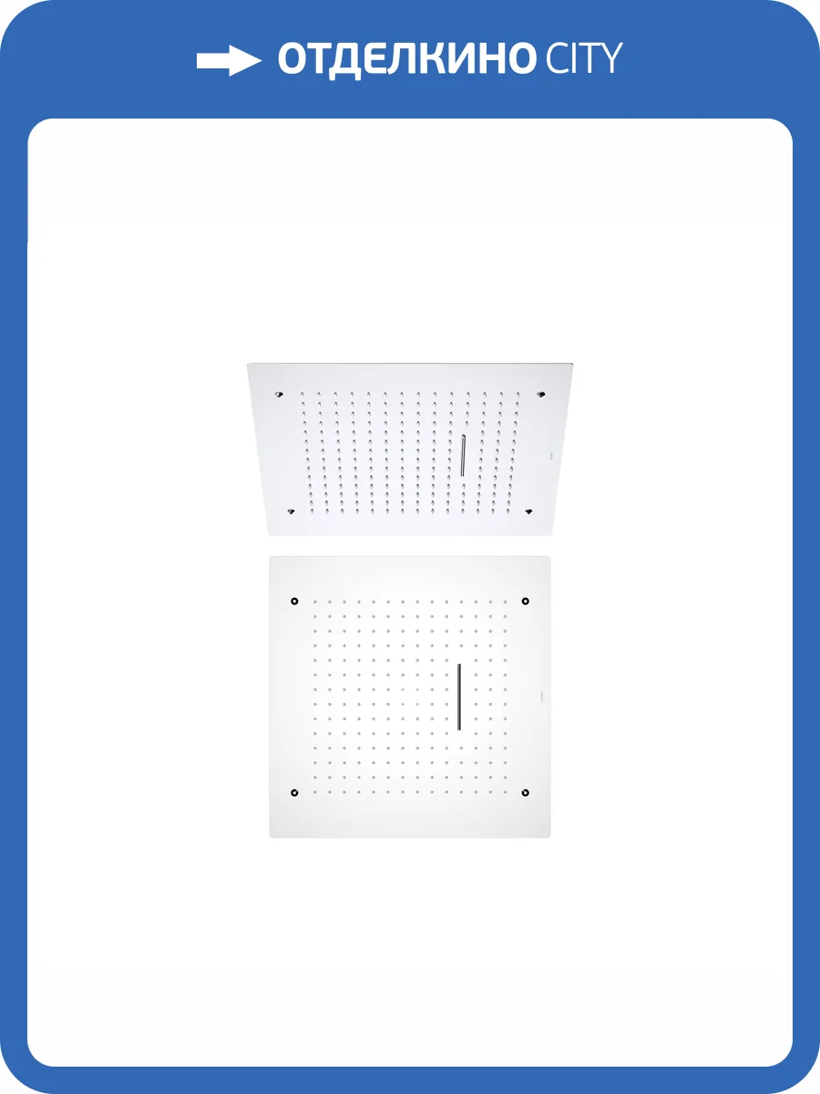 Верхний душ Aquatek AQ2082CR хром, 500 мм фото 3