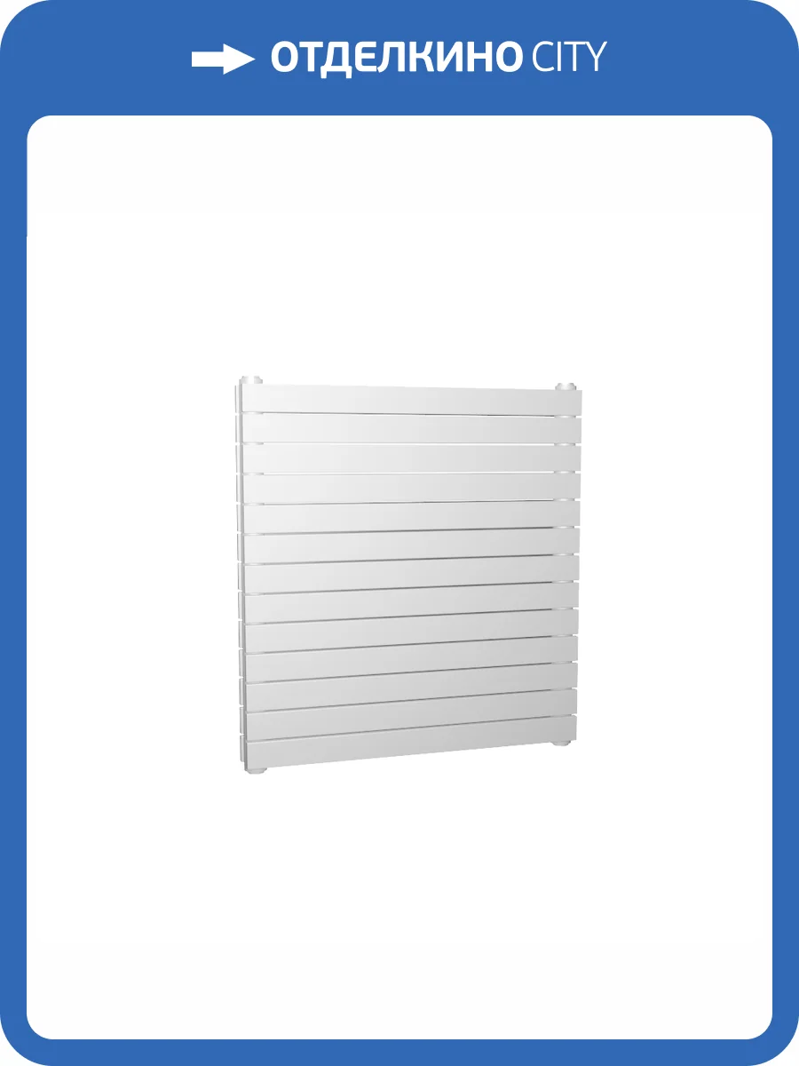 Стальной трубчатый радиатор отопления КЗТО Соло Г 2, двухтрубный, 750 27 секций фото 4
