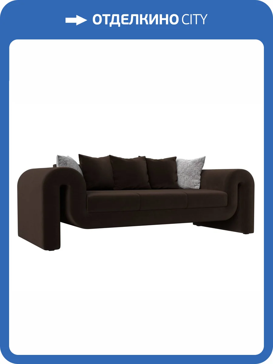 Прямой диван Лига Диванов Волна 115619 фото 9