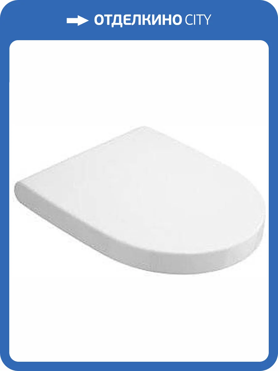 Крышка-сиденье Villeroy&Boch Subway 2.0 9M69 S101 с микролифтом, петли хром фото 8