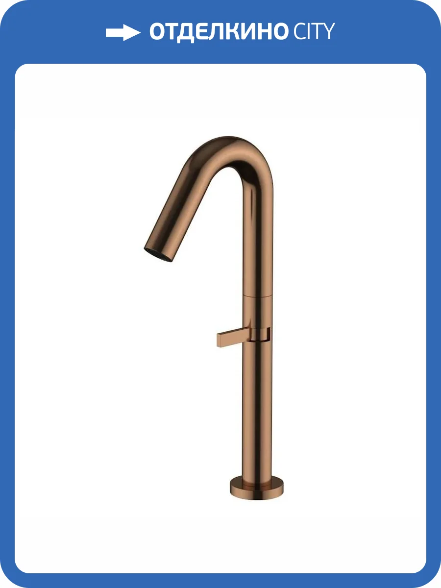 Смеситель для раковины Knotlor Elixir SS-31/RB высокий, бронза фото 6