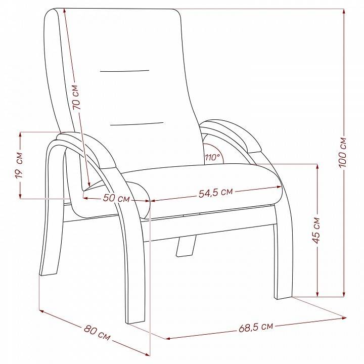 Кресло Leset Лион 4687203506377 Черный Dundi 108 фото 7