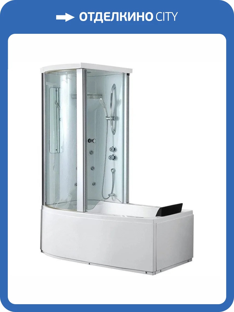 Акриловая ванна Gemy G8040 C L 170x85 фото 5