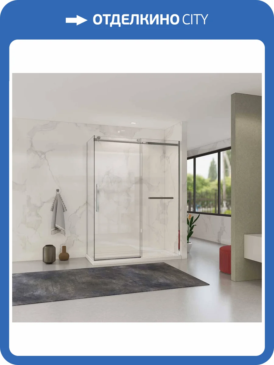 Душевой уголок Vincea Como Soft VSR-1CS9015CL 1500x900, хром, стекло прозрачное фото 11