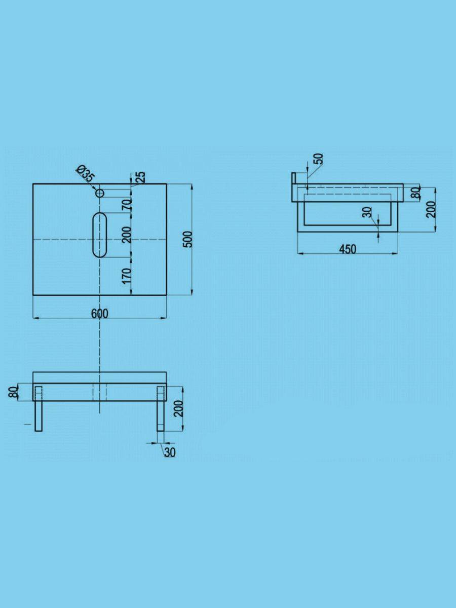 Столешница под раковину Watersense Eva W00285 серый мрамор, 60 см фото 4