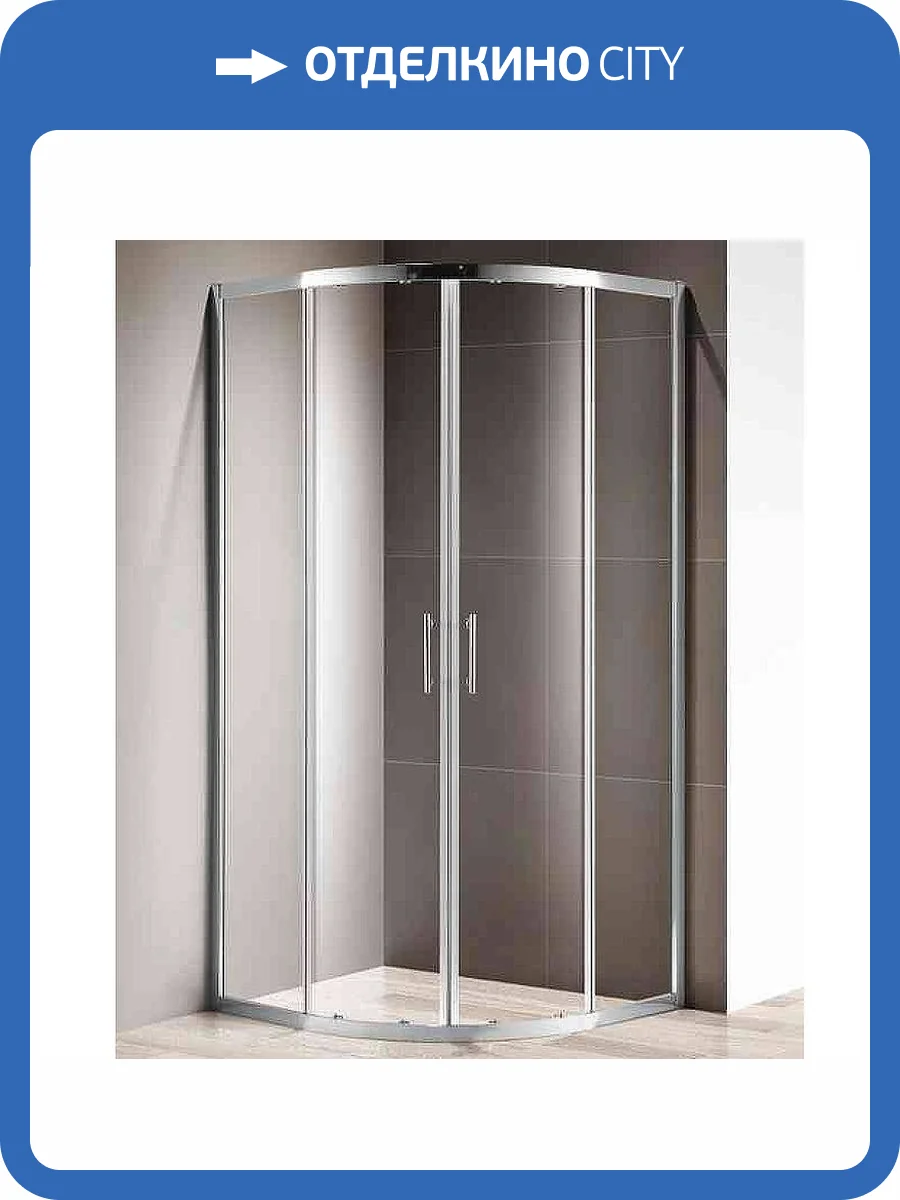 Душевой уголок Cezares Momento MOMENTO-R-2-80-C-Cr профиль хром, стекло прозрачное, 80x80 фото 5