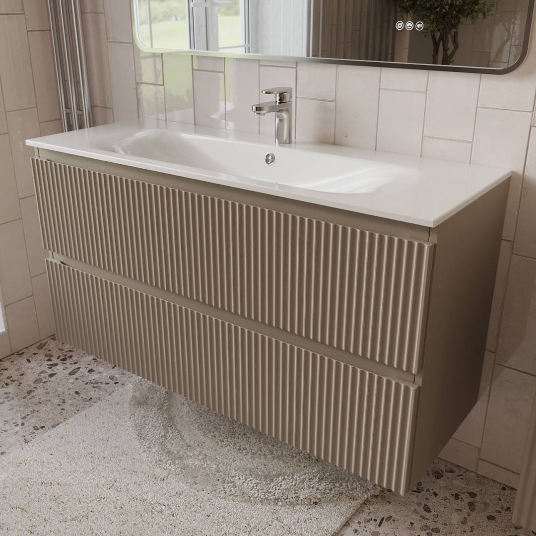 Тумба с раковиной Terminus Sicilia SIC101202200501O капучино, 120x62