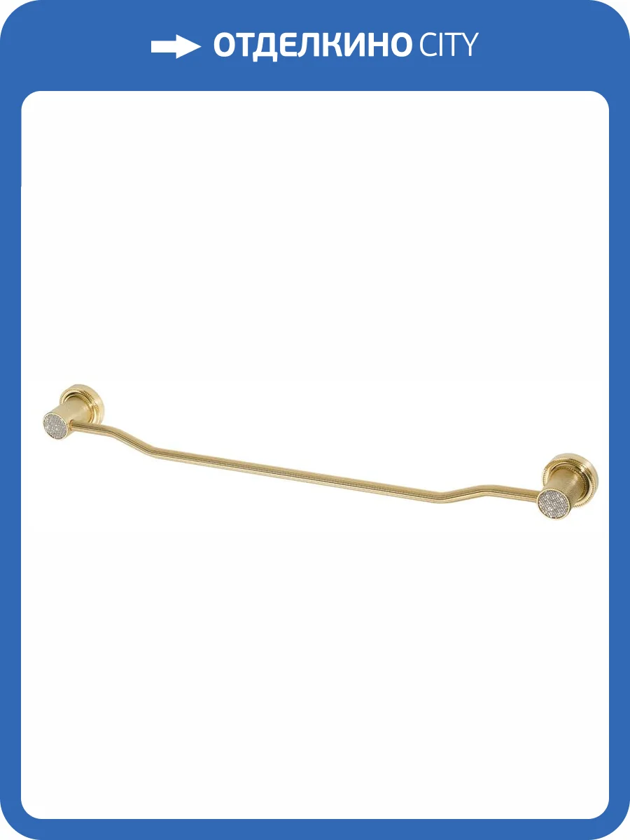 Полотенцедержатель Boheme Royal Cristal 10922-G-B Black Gold фото 5