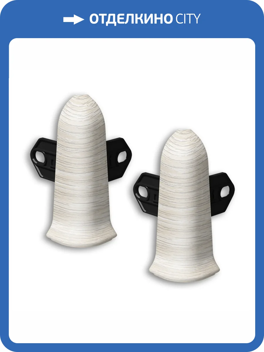 Наружный (внешний) угол Ideal Классик 70 252 Ясень Белый фото 3