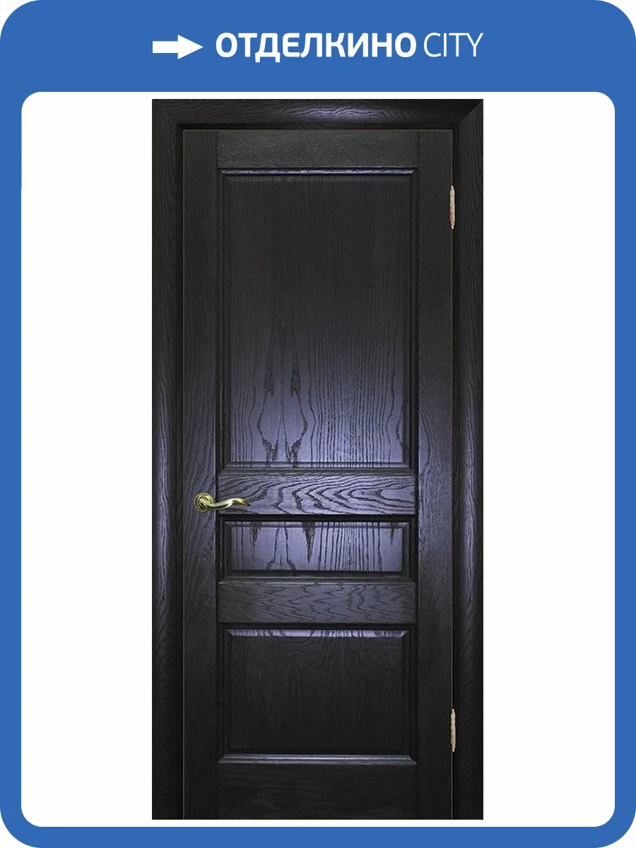 Межкомнатная дверь шпон Текона Вайт 02, глухая, дуб патинированный 900x2000 фото 2