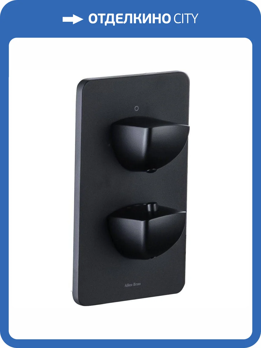 Смеситель для душа Allen Brau Infinity 5.21216-31 V.2 термостатический, черный матовый фото 3