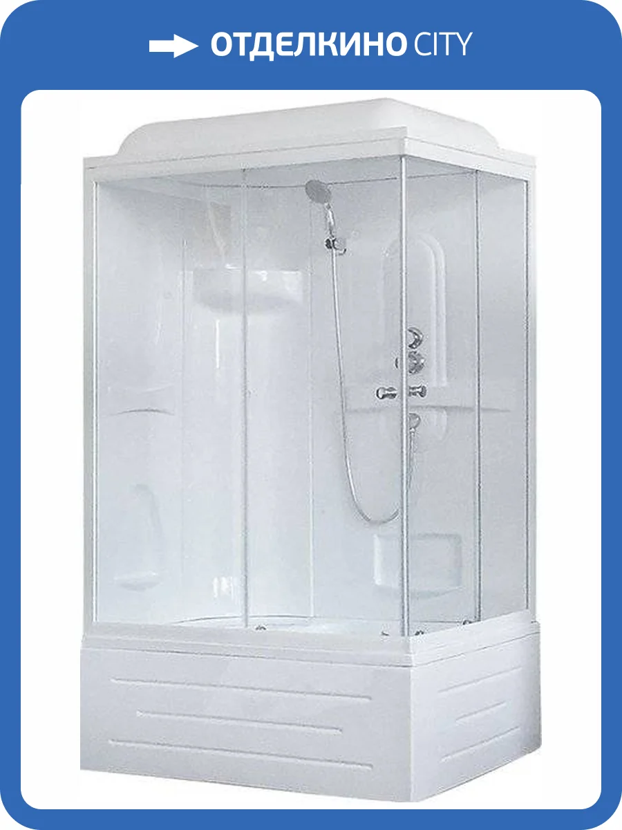 Душевая кабина Royal Bath BP RB8100BP1-T-L с высоким поддоном, с сиденьем фото 7