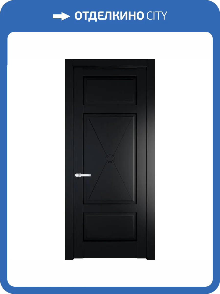 Межкомнатная дверь Profil Doors 1.3.1 PM полотно Блэк 600x2000 фото 2