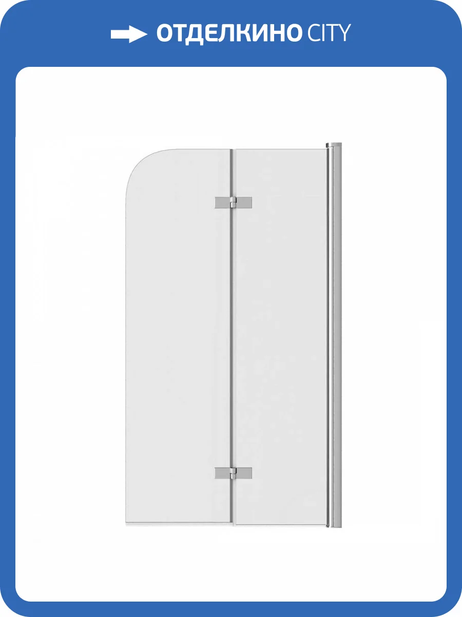 Шторка на ванну Maretti Valentina VA41R8014097-015 профиль хром, стекло прозрачное, 80x140 см фото 10