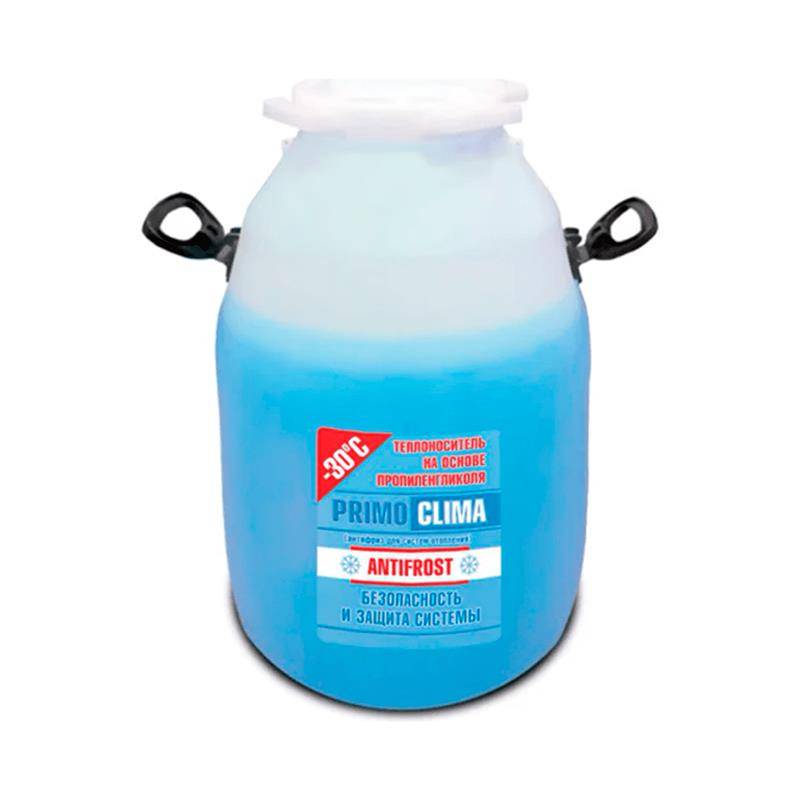 Теплоноситель Primoclima Antifrost (Пропиленгликоль) -30C 50 кг, синий