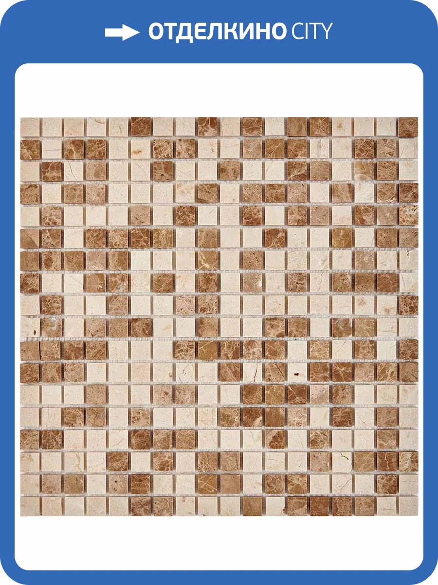 Мозаика Pixel Mosaic Мрамор PIX273 (1.5x1.5) 30.5x30.5 фото 2