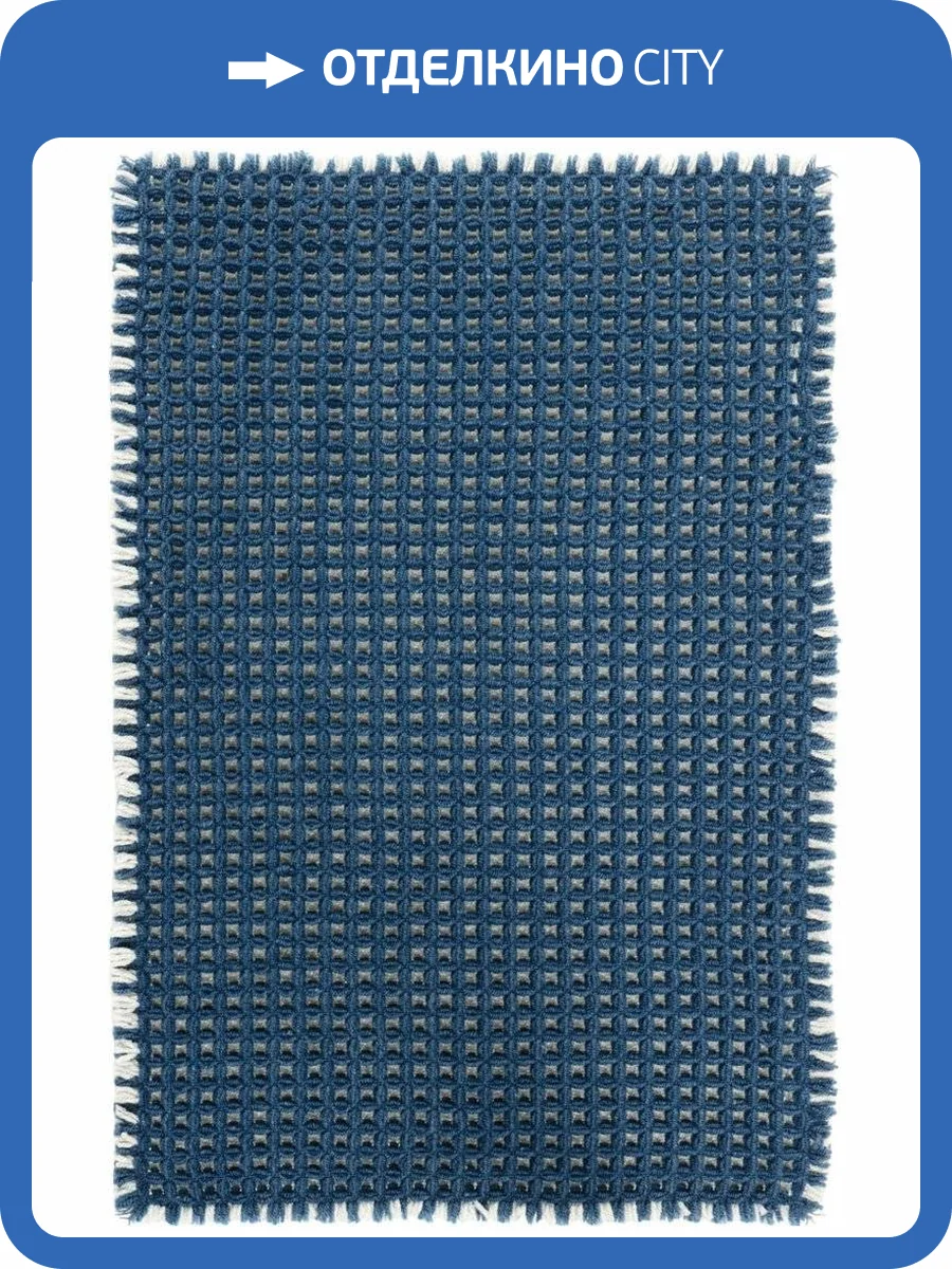 Коврик Fixsen Soft FX-4001C 60x40, синий фото 5
