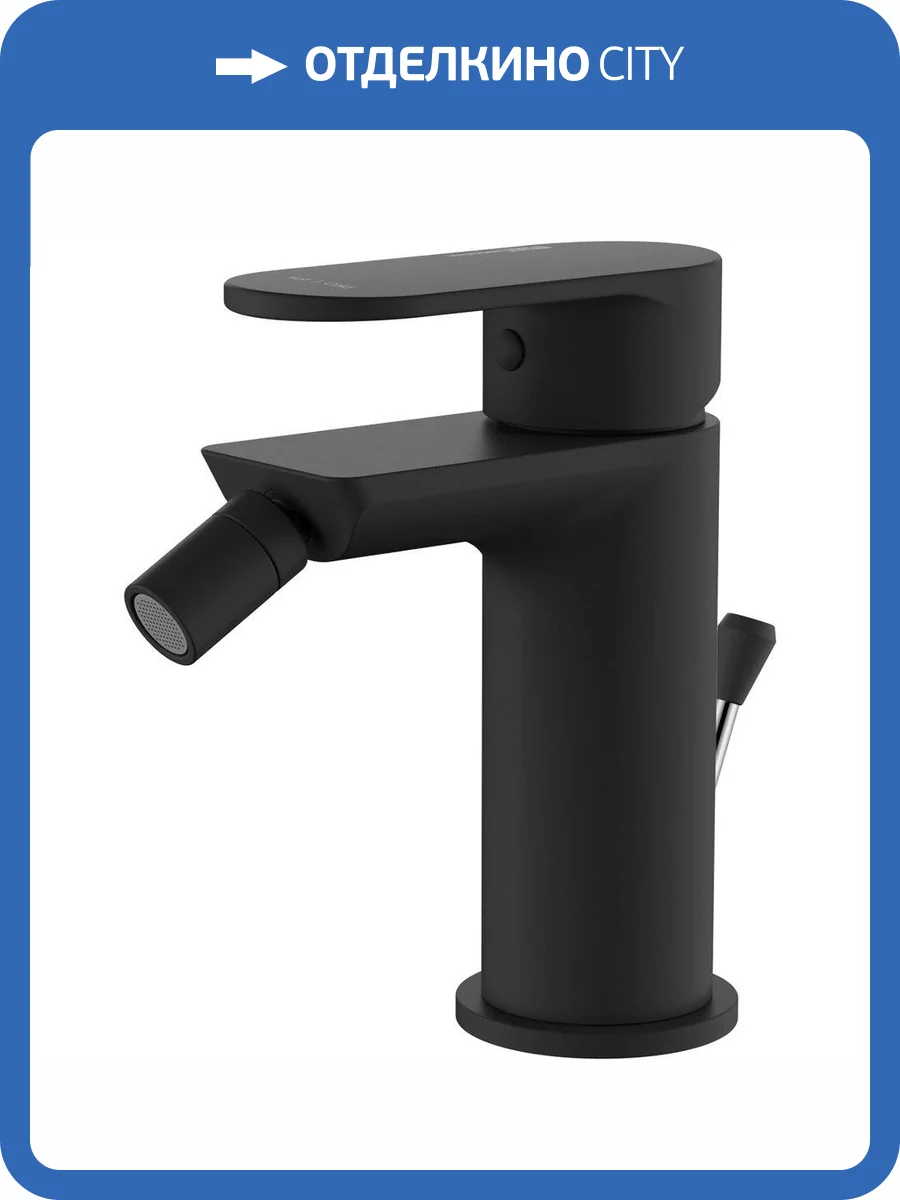 Смеситель для биде Wasserkraft Elbe 7406 черный матовый фото 3